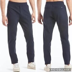 Public Rec Gamechanger‎ Rec Pant Size 34 Waist 28 Inseam Navy Blue Athletic Gym